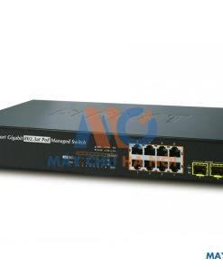 8-port 10/100/1000Mbps PoE Switch PLANET WGSD-10020HP