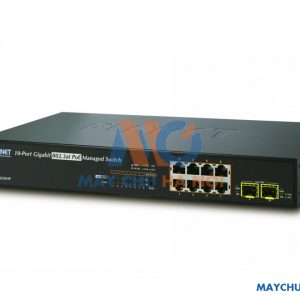 8-port 10/100/1000Mbps PoE Switch PLANET WGSD-10020HP