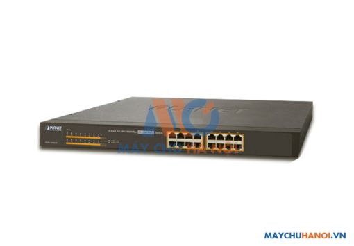 16-port 10/100/1000Mbps PoE Switch PLANET GSW-1600HP
