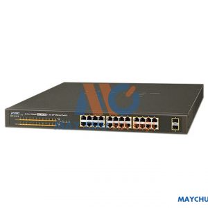 24-port 10/100/1000Mbps PoE Switch PLANET GSW-2620HP