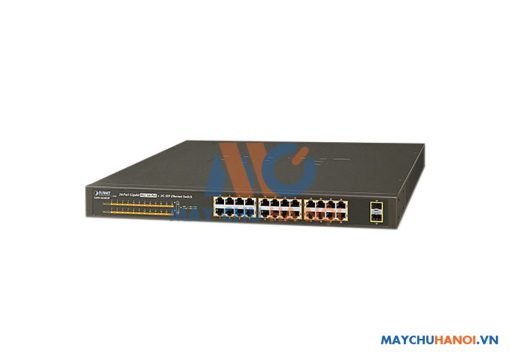 24-port 10/100/1000Mbps PoE Switch PLANET GSW-2620HP