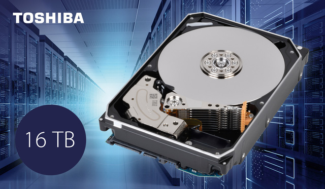 Toshiba công bố hàng loạt ổ cứng dung lượng đến 16TB