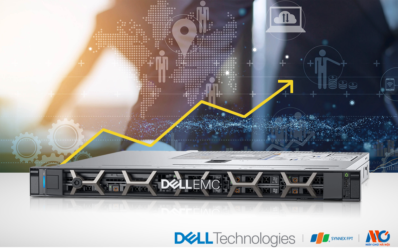 Máy chủ DellEMC R340 – “Vũ khí” tăng năng suất kinh doanh cho doanh nghiệp