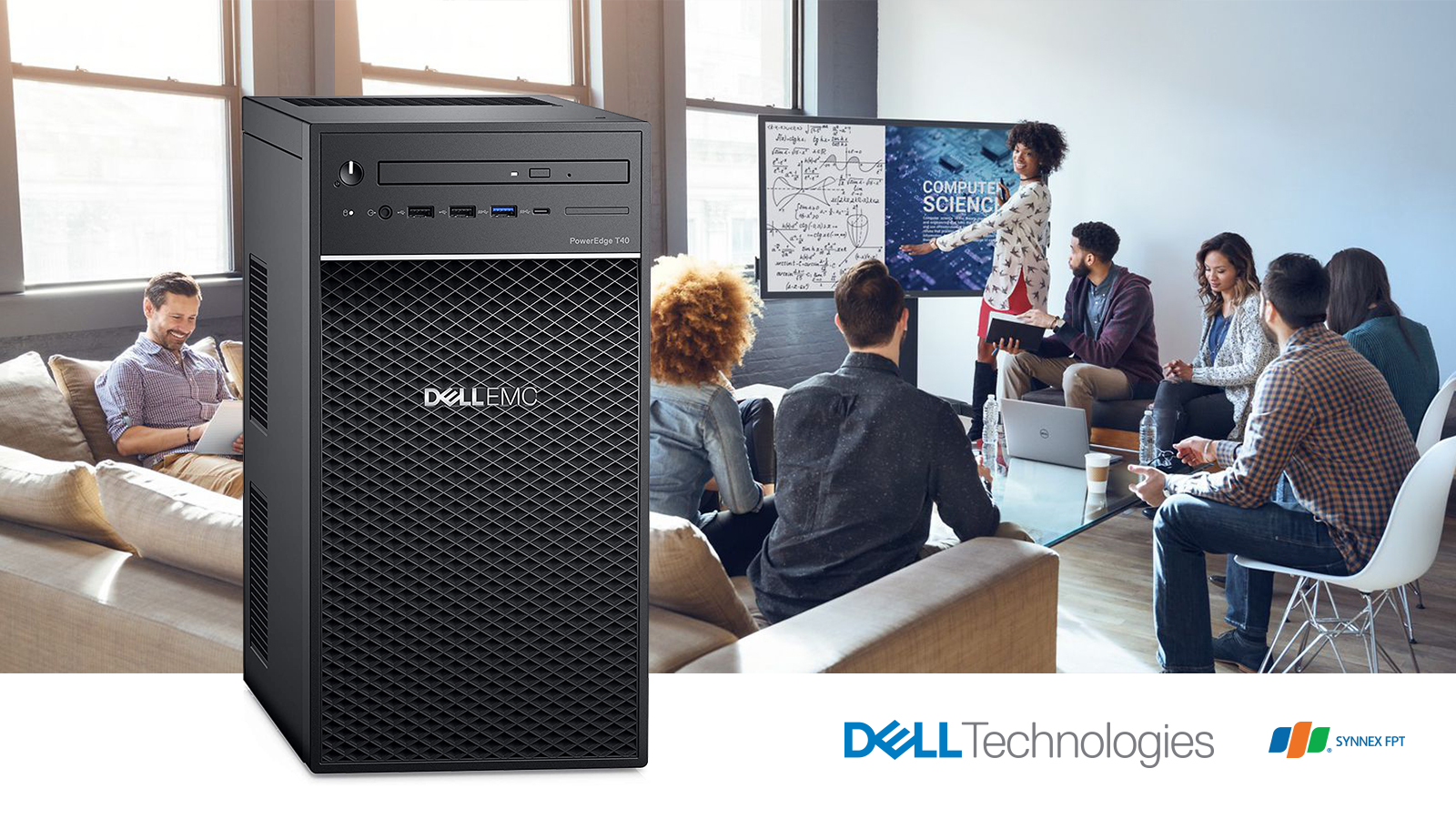 Dell EMC PowerEdge T40 Tower Server – máy chủ giá rẻ cho doanh nghiệp vừa và nhỏ