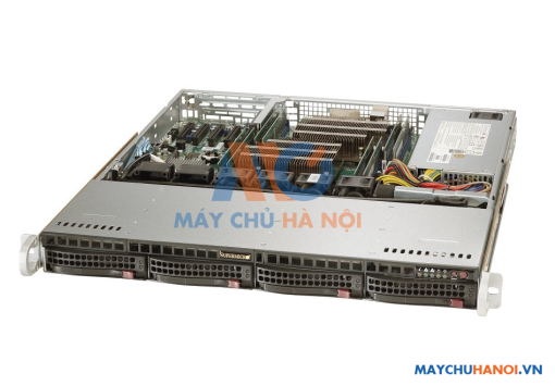 Chassis Supermicro CSE-813MFTQC-505CB ( Vỏ + Nguồn + Phụ kiện )