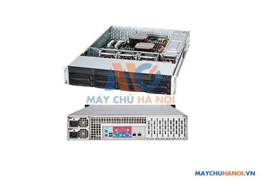 Chassis Supermicro CSE-825TQ-R720LPB ( Vỏ + Nguồn + Phụ kiện )
