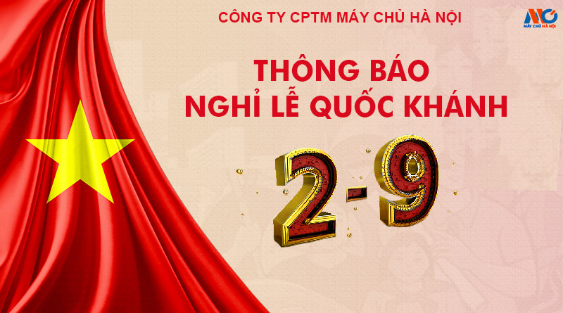 Thông báo nghỉ lễ Quốc Khánh 2/9/2020