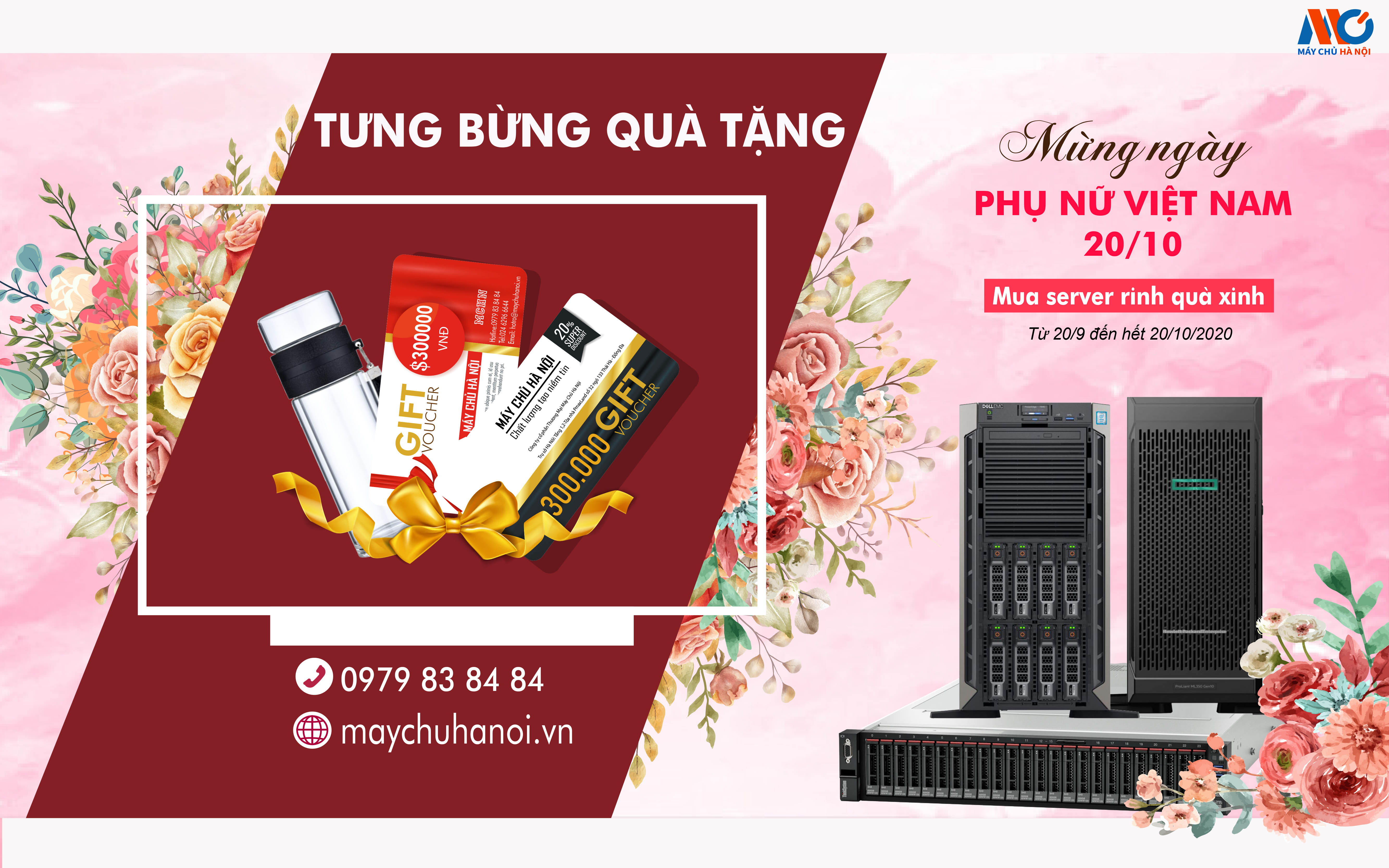 KM004 – TƯNG BỪNG QUÀ TẶNG  20/10