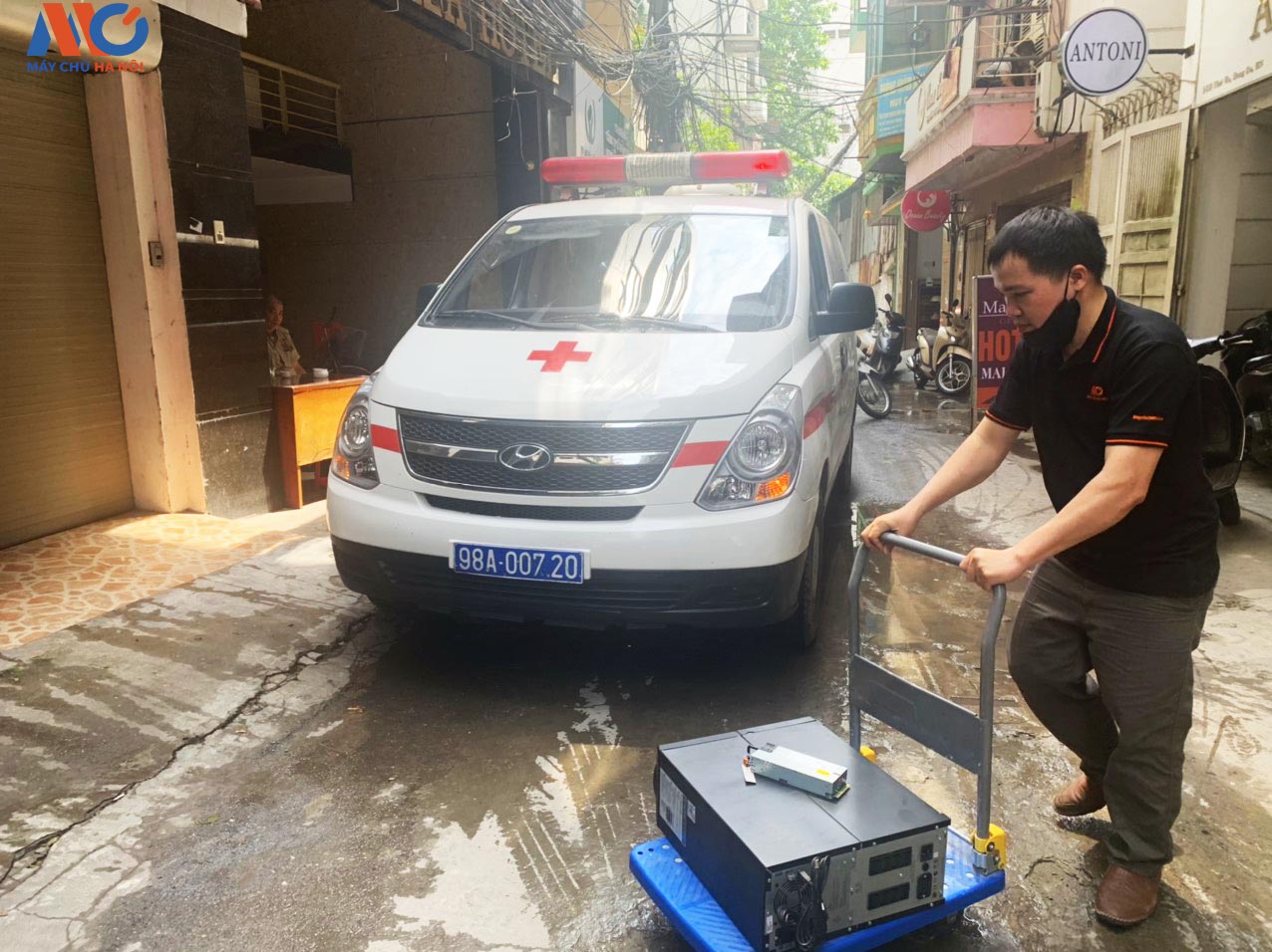 Cấp cứu máy chủ bệnh viện đa khoa tỉnh