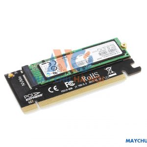 Card chuyển đổi SSD M2 sang PCIE 4x (NVME M.2 NGFF)