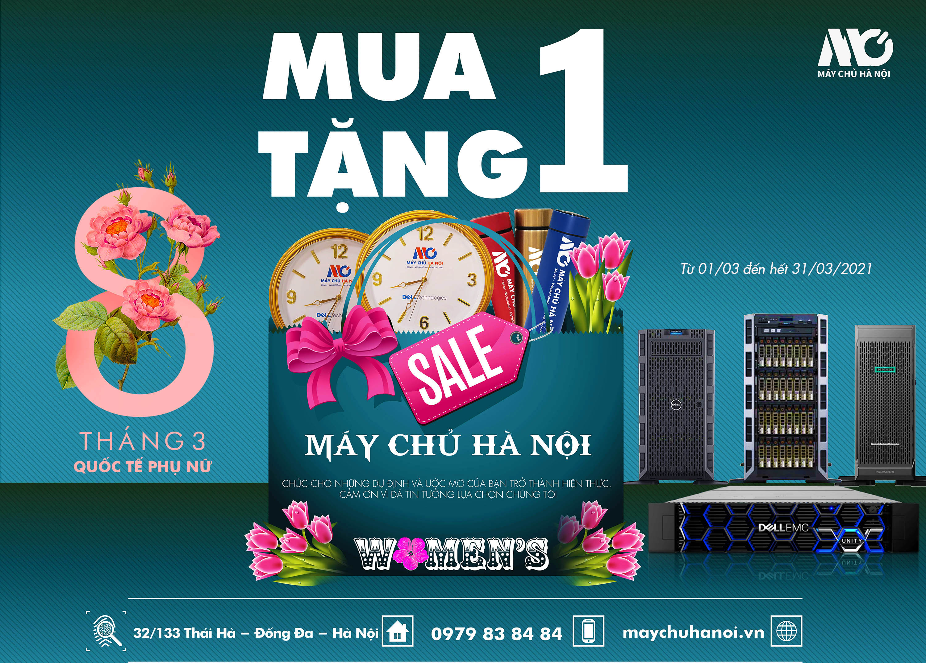 Mua 1 tặng 1 Chào mừng ngày 8/3