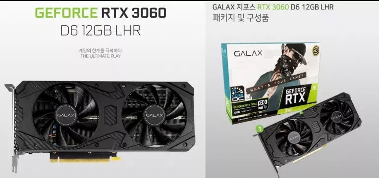 GeForce RTX 3060 LHR của Galax trên thị trường có giá gần 1.000$